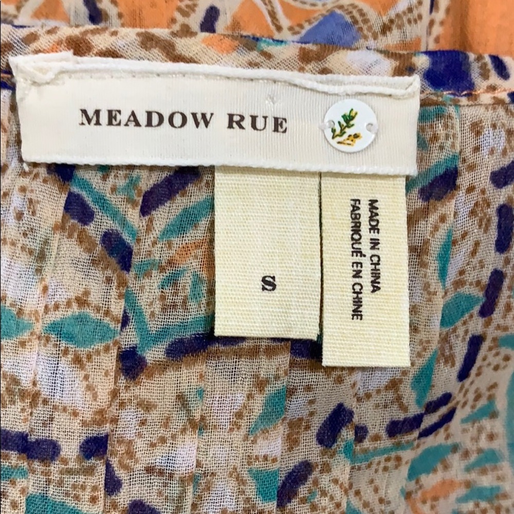 Anthropologie Meadow Rue Rosellle Peasant Top Boho - Picture 6 of 8